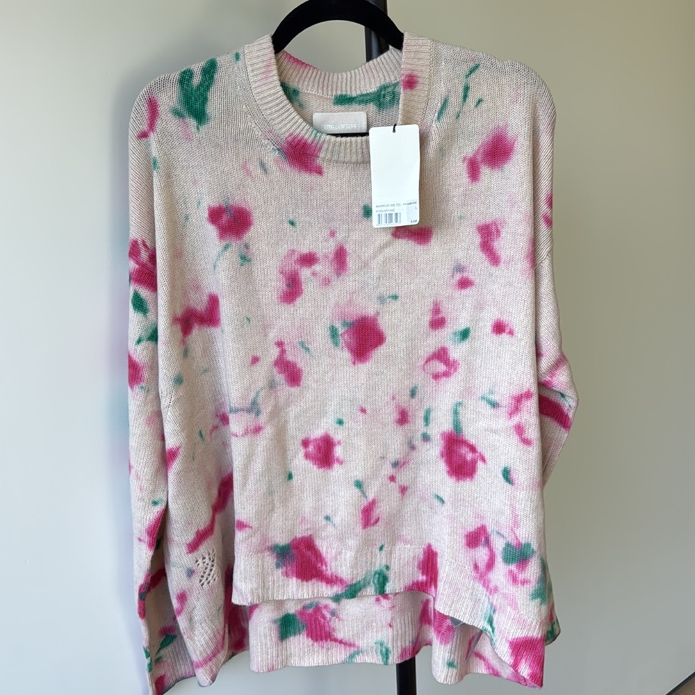 NWT Zadig & Voltaire Cashmere Super Soft Sweater